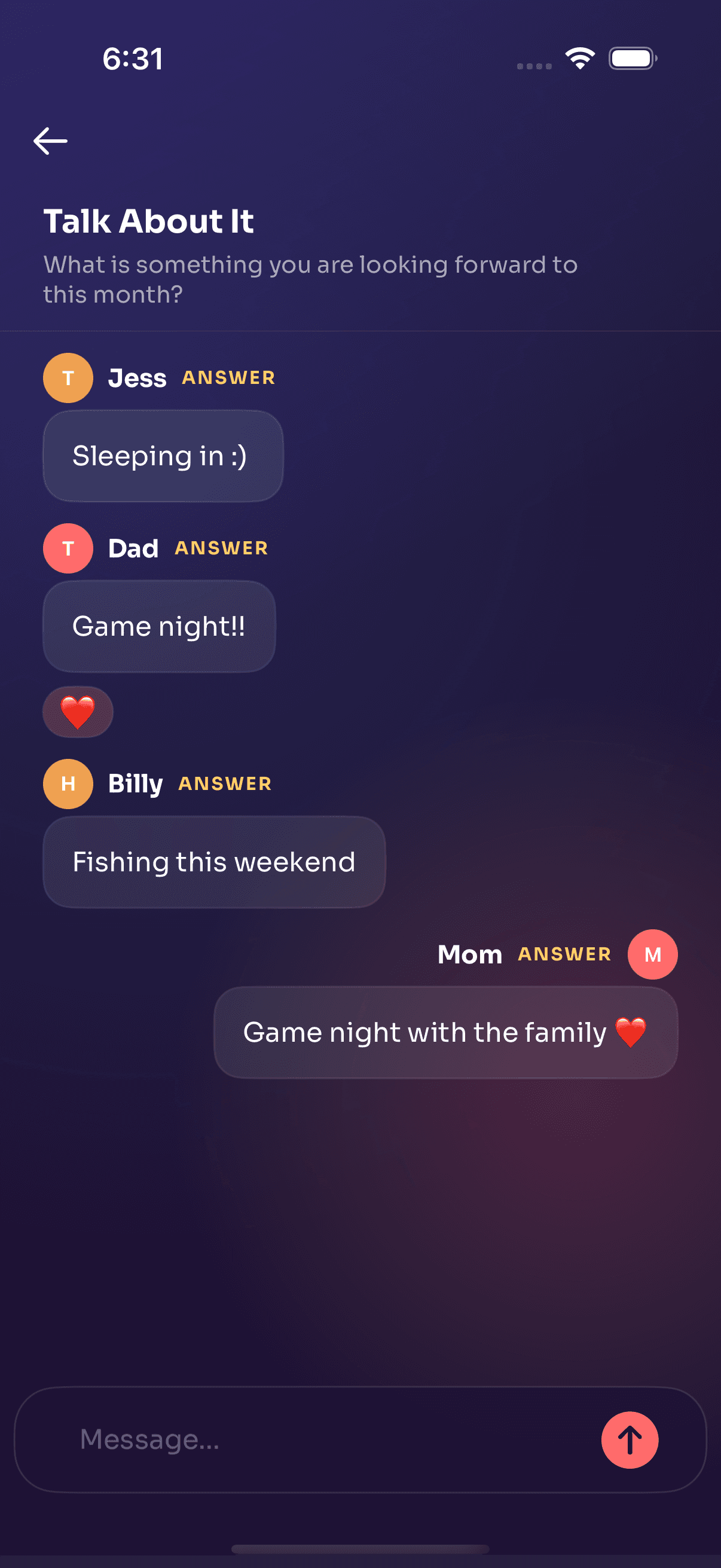 Reveal answers